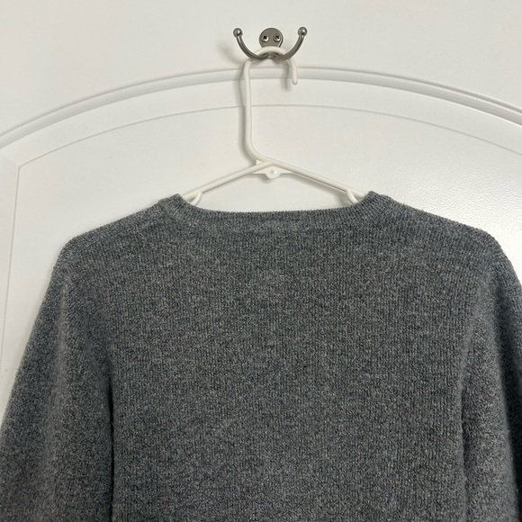 Zara grey minimalist silver bead button cardigan size small - Picture 7 of 12